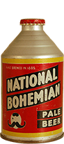 national bohemian pale beer dull