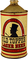 old topper lager beer
