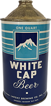 white cap beer quart