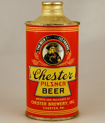 Chester J Spout Cone Top Beer Can