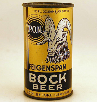 Feigenspan P.O.N. Bock Beer Grade 1 Example