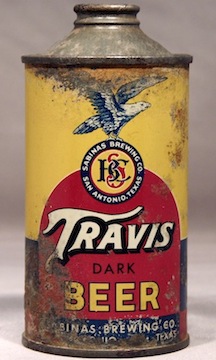 Travis Cone Top Beer Can
