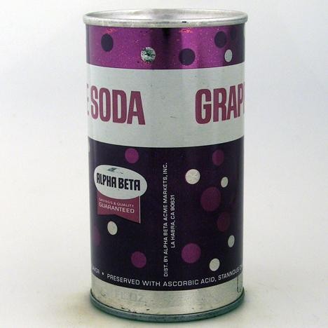 Alpha Beta Grape Soda at