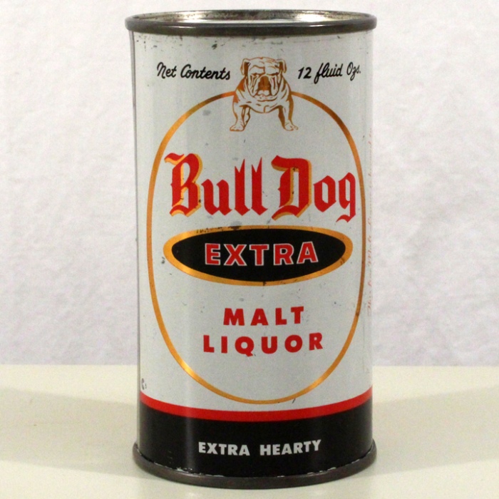 Bull Dog Extra Malt Liquor (Black Writing) 04601 at