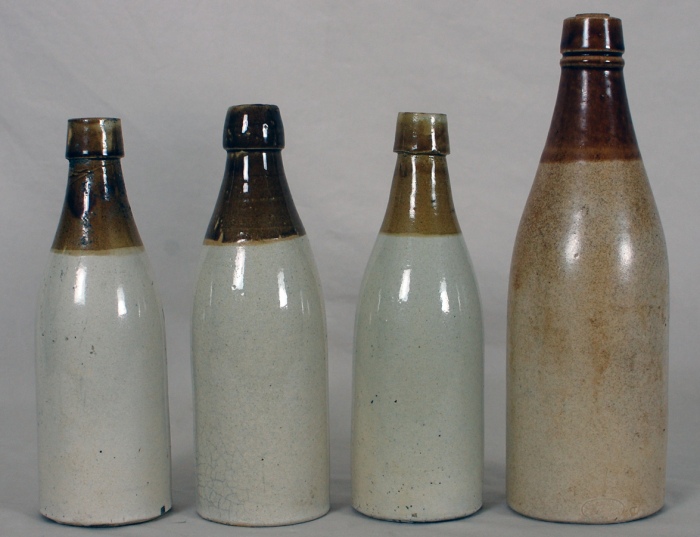 Christian Moerlein Brewing Stoneware Bottles at