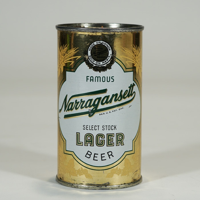 Narragansett Select Stock Lager WHEAT STALKS at