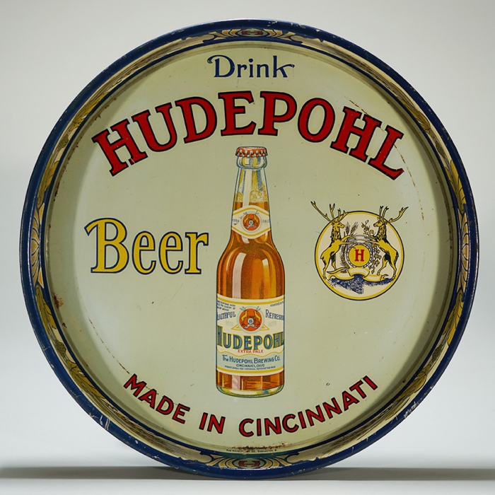 Hudepohl Beer Tray Beer