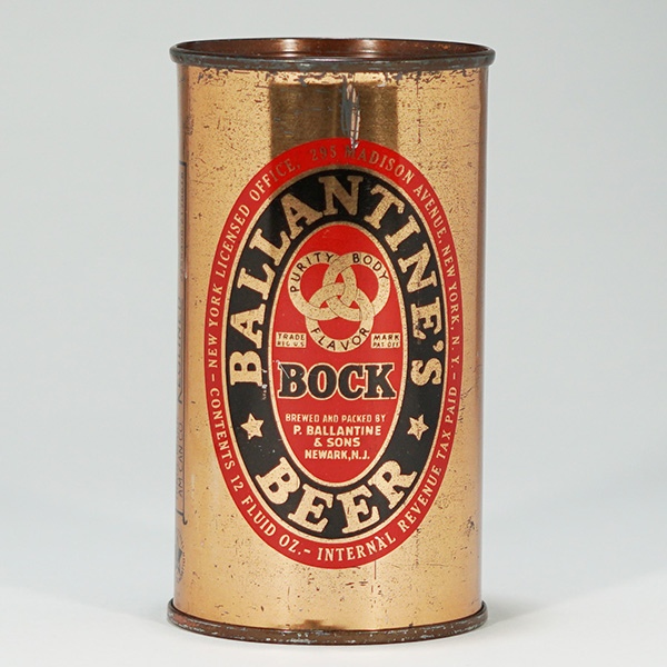 Ballantine's Bock Beer Can 34-17 Beer