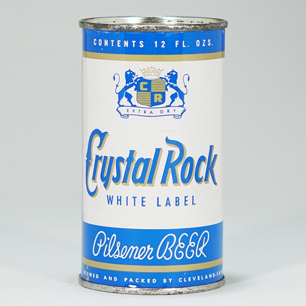 Crystal Rock White Label Can 52-40 Beer