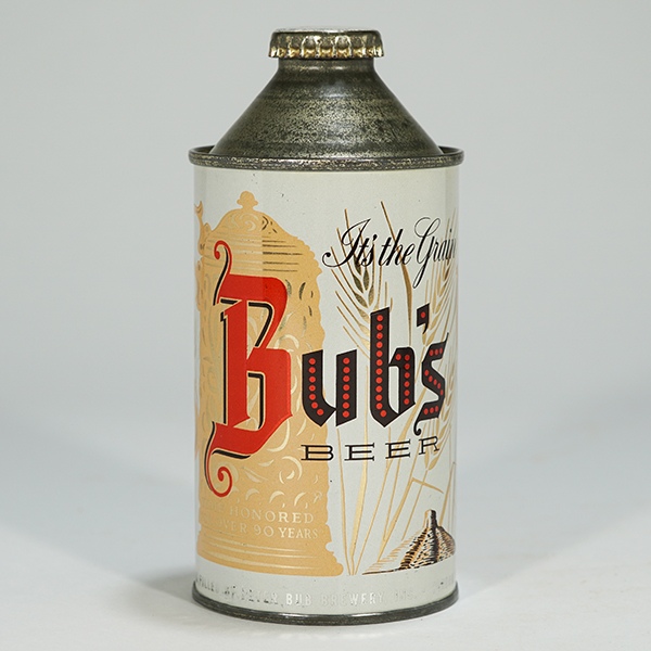 Bub's Beer Cone Top Can 155-2 Beer