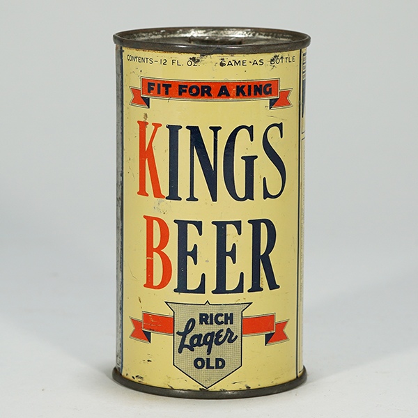 Kings Rich Old Lager Beer Can 451 Beer