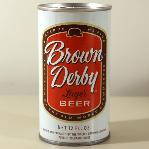 Brown Derby Lager Beer (Colorado) 04625 at