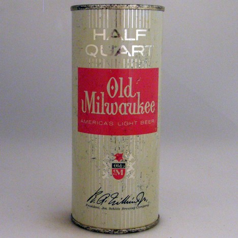 Old Milwaukee Light Silver 233-12 at Breweriana.com