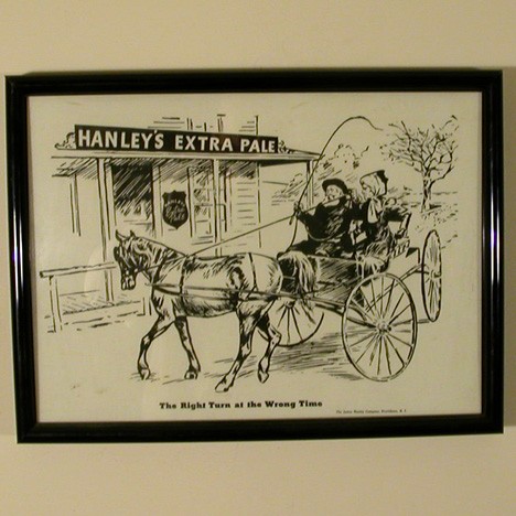 Hanley's Extra Pale Sign Beer