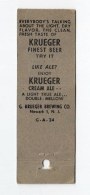 Krueger Always Order Matchbook Photo 2