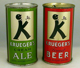 Krueger Ale and Beer Pre-Tax Cans