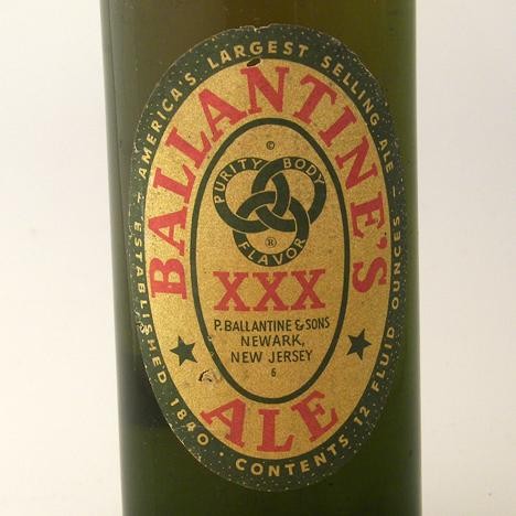 Ballantine's XXX Ale at Breweriana.com