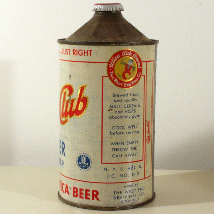 Utica Club XX Pilsener Lager Beer 22010 at