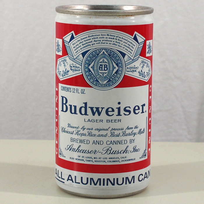 Budweiser Lager Beer (Los Angeles) 04802 at