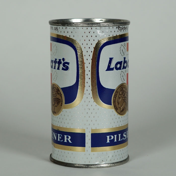 Labatts Pilsener Flat Top Beer Can at Breweriana.com
