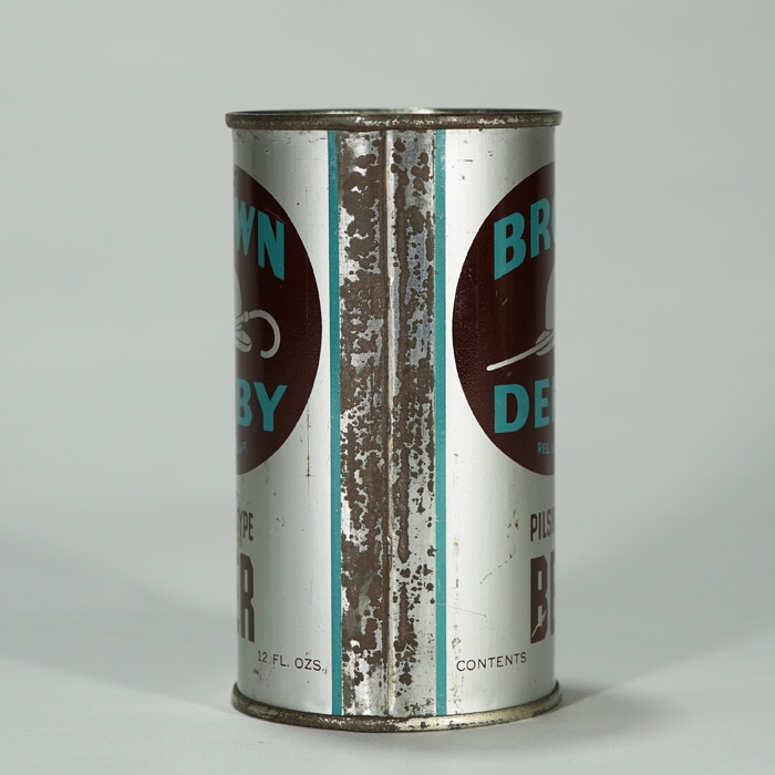Brown Derby Pilsner TYPE Beer Can LA OI 125 at Breweriana.com
