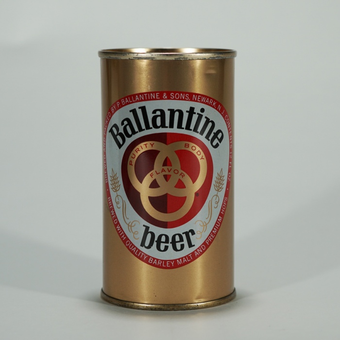 Ballantine Beer Flat Top Can 34-6 at Breweriana.com