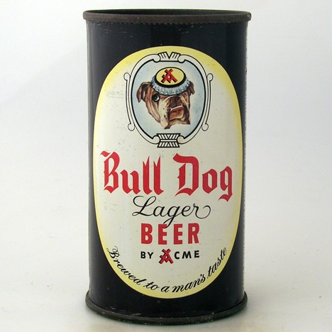 Bulldog Lager Beer 045-21 at Breweriana.com Bulldog Lager Beer 045-21 at Breweriana.com
