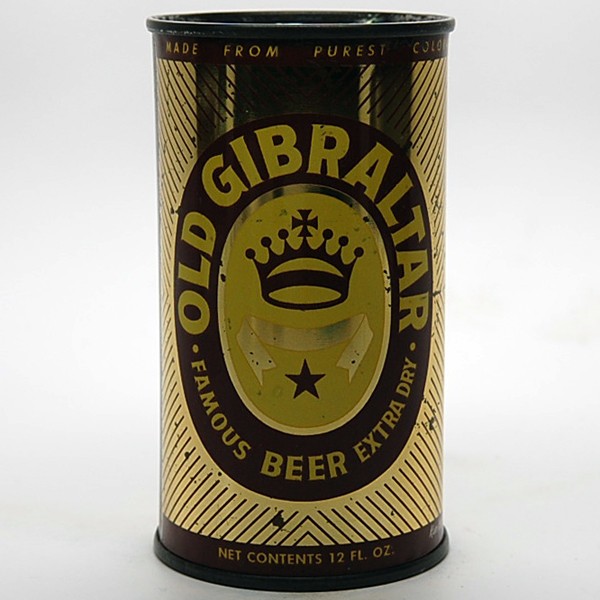 Old Gibraltar Famous Extra Dry Beer Actual 10702 at