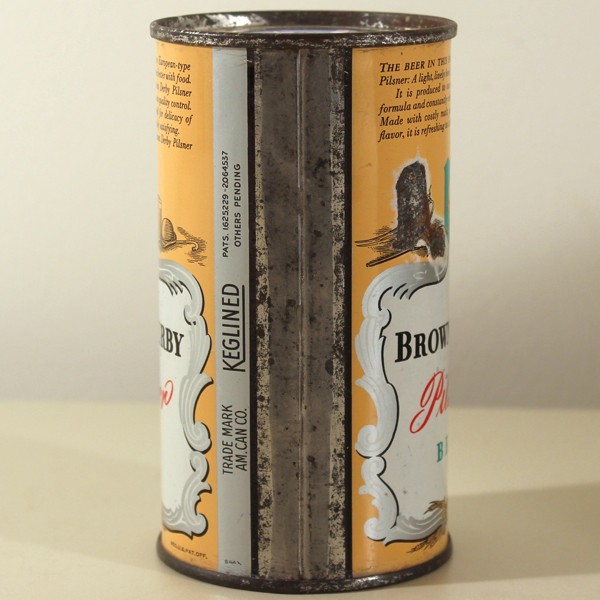 Brown Derby Pilsner Beer 134 at Breweriana.com